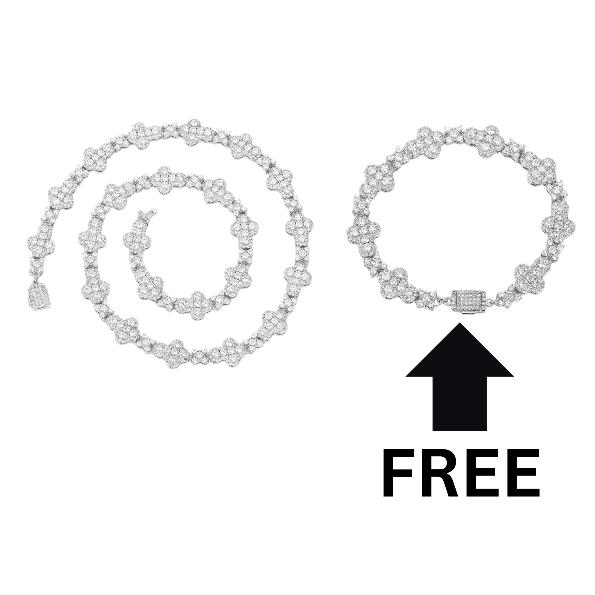 STAR CHAIN + FREE STAR BRACELET