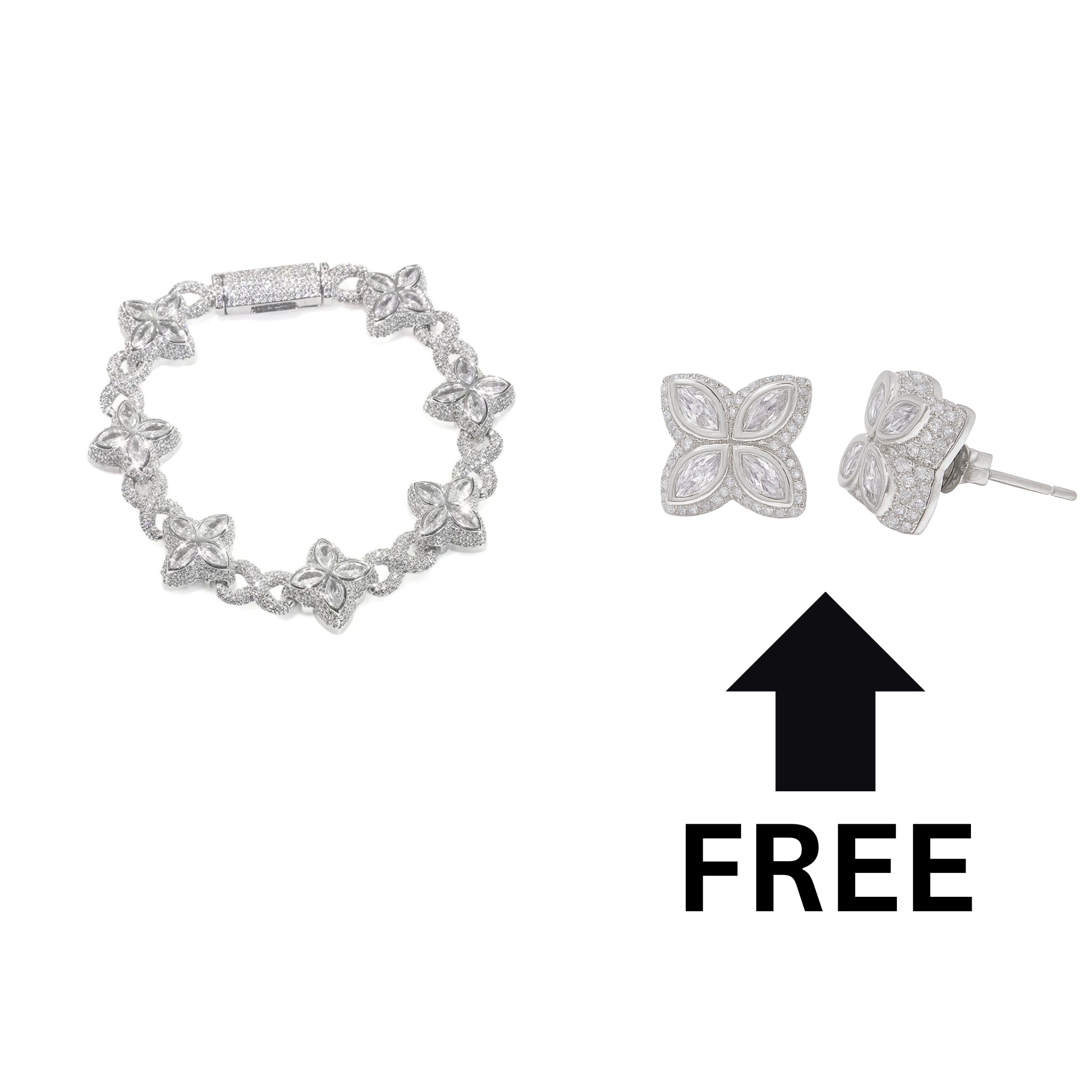SNOW BRACELET + FREE SNOW EARRINGS