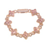 ROSE GOLD BRACELET - ICED OUT