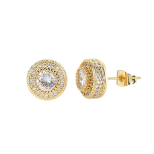 CLUSTER EARRINGS - ICED OUT