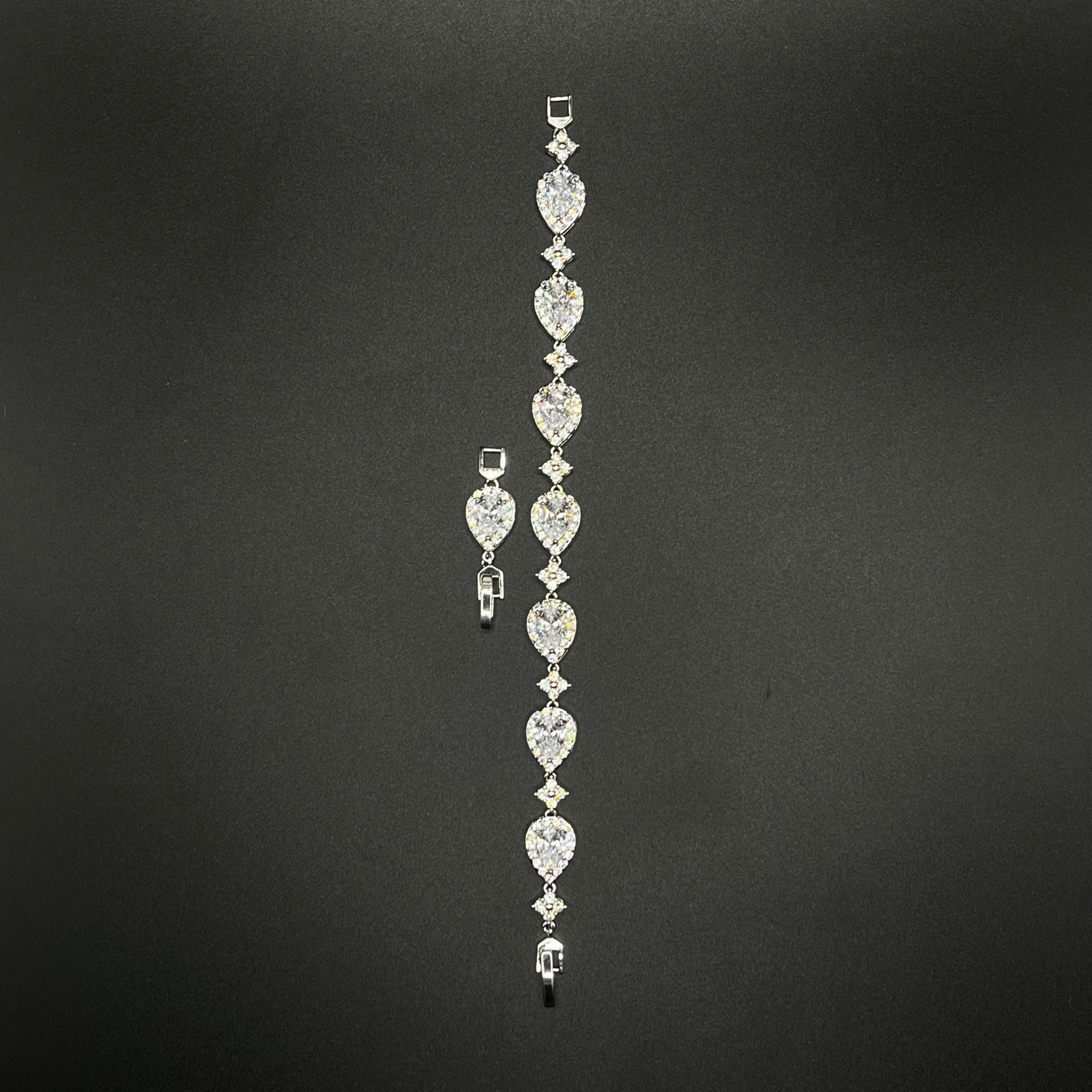 RAINDROP BRACELET - ICED OUT