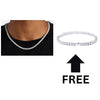 4MM TENNIS CHAIN + FREE 4MM TENNIS BRACELET