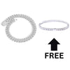 20MM CUBAN + FREE 4MM TENNIS BRACELET