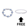 AQUA BRACELET + FREE 4MM TENNIS BRACELET