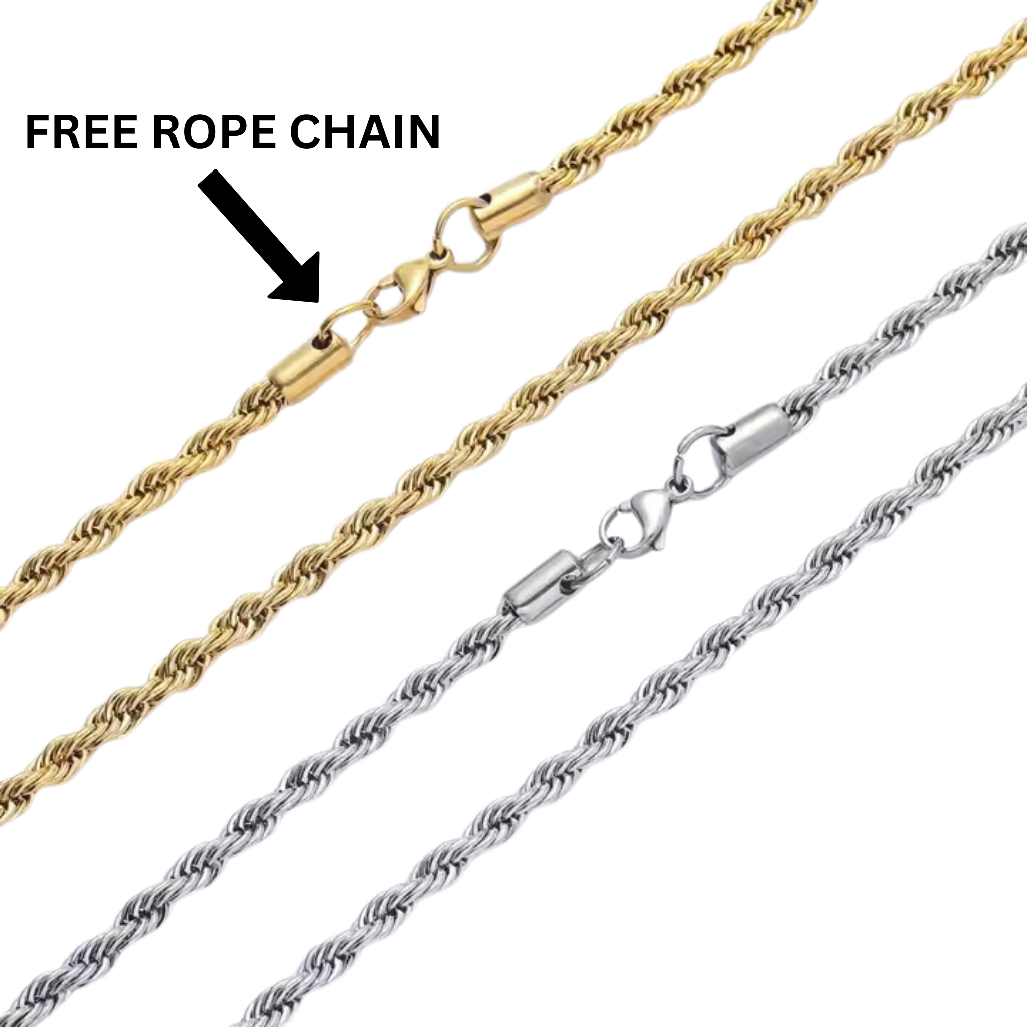 TRIPLE CROSS PENDANT - ICED OUT