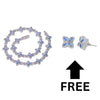 AQUA CHAIN + FREE AQUA EARRINGS